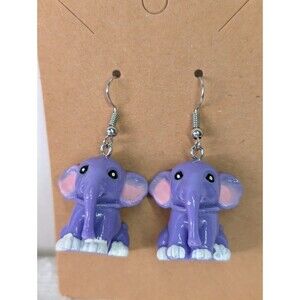 Elephant Earrings, Unique Earrings, Gift Idea, Safari Jewelry, Funny Earrings